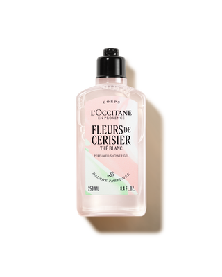 Sabonete L&iacute;quido Corporal Perfumado Fleurs de Cerisier Th&eacute; Blanc (Flor de Cerejeira)